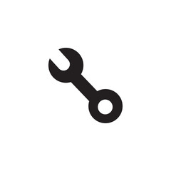 Tool icon on white background | Car service icon | emblem isolated on white background, Flat style for graphic and web design, logo.
