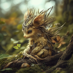 Close-up of fantasy creature