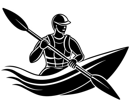 recommend clip art: Kayaking Silhouette, Kayaking silhouette vector, Kayaking Clipart, Kayaking vector illustration