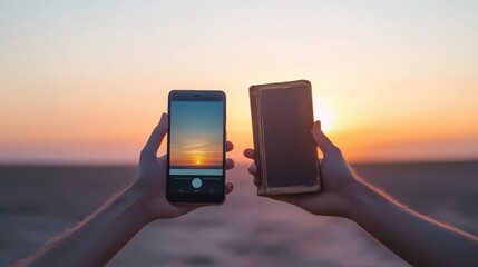 Capturing a Sunset with Smartphones