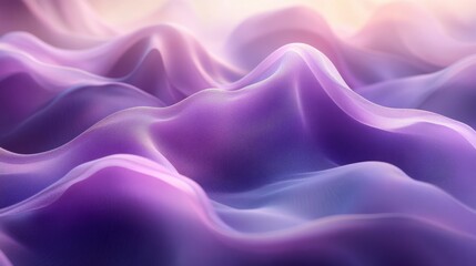 Obraz premium Abstract Purple and Pink Wavy Texture A Digital Rendering of Delicate Flowing Fabric with Subtle Gradients and Soft Light