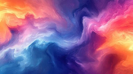 Fototapeta premium Abstract Swirling Hues of Color in a Mesmerizing Liquid Canvas