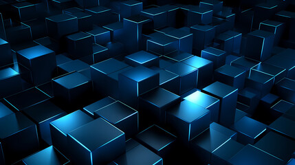 Modern geometric cubes