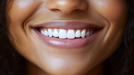 Fototapeta premium Bright Smile for Thank You Card Design