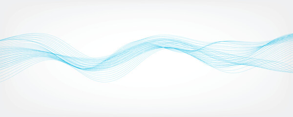 abstract blue wave background