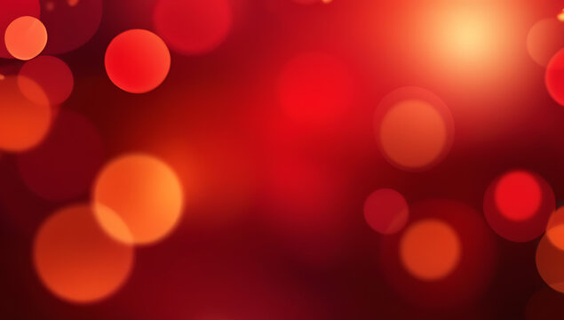 red bokeh background adding soft festive glow holiday themes