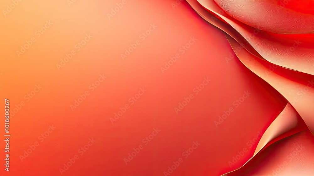 Poster a gradient red background that shifts from light red at the top to a deeper crimson at the bottom, o