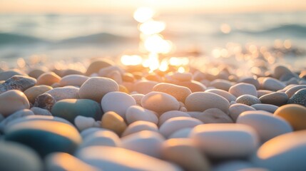 Obraz premium Seashells at Sunset