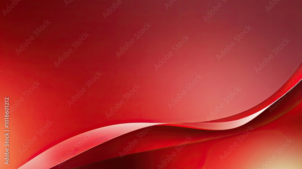 Poster a horizontal red gradient background transitioning smoothly from bright red on the left to a deep ma