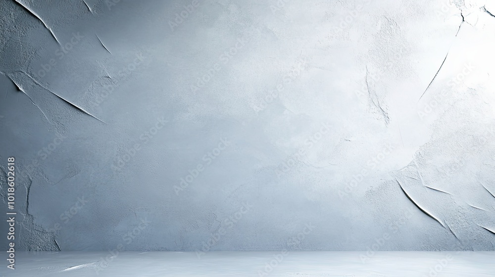 Poster a neutral grey background with a faint texture, creating a subtle yet professional look.