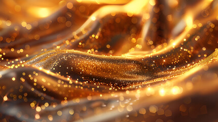 Copy space with an abstract gold background 