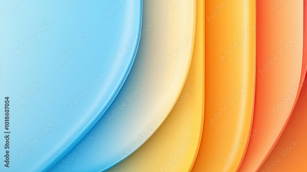 Poster a smooth rainbow gradient wallpaper with fluid transitions between colors, creating a seamless and r
