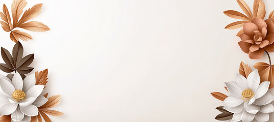 Elegant watercolor lotus flowers and leaves in soft tones create serene and calming atmosphere, perfect for various design projects