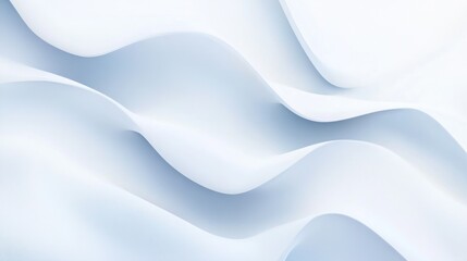 Obraz premium Abstract White Waves
