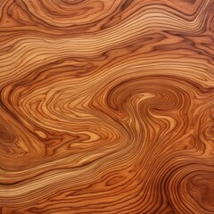 Curved Wooden Texture with Fluid Grain Design - Made with Generative AI