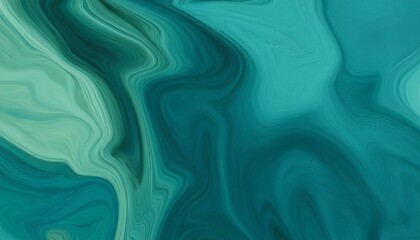 Obraz premium Abstract watercolor paint background by teal color blue and green with liquid fluid texture for background