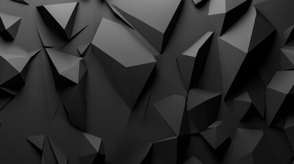 Abstract Black and White Geometric Pattern