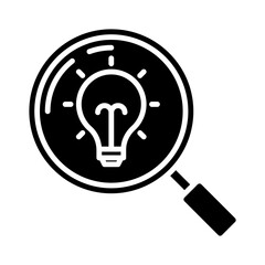 A search icon symbolizing searching, discovery, and finding information.