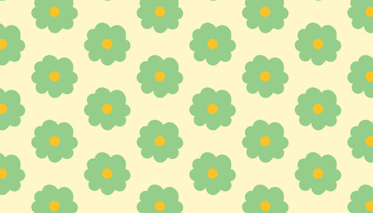 Seamless  botany flowers Pattern, Abstract colorful flowers background. style for fabric, banners, wallpaper, posters, websites, online shopping.Vector illustration design and creative idea,eps 10.