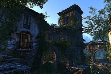 old house in the woods