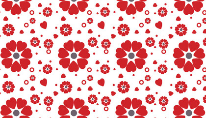 Colorful flowers pattern.  Abstract botanical flowers background. style for banners, wallpaper, posters, websites, online shopping.Vector illustration design and creative idea,eps 10.