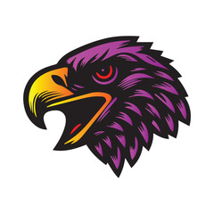 elegant eagle head vector design