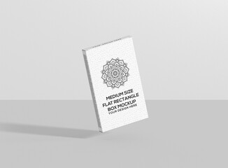 Medium Size Flat Rectangle Box Mockup Vol. 3