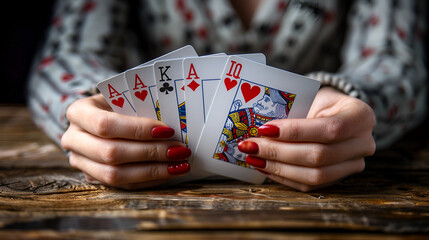 blank copy space for a deck of cards 