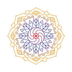 Vector colorful Islamic mandala Backgrounds collection