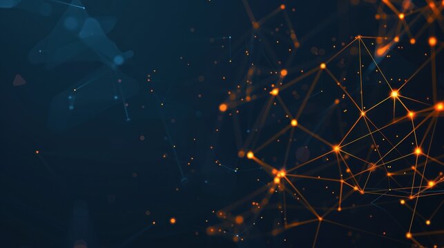 Abstract Network Connection Illustration
