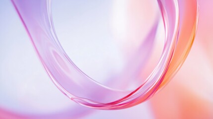 Abstract Pink and Orange Swirls