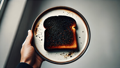 焦げたトースト