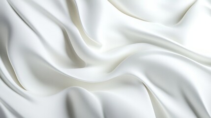 Obraz premium Abstract White Fabric