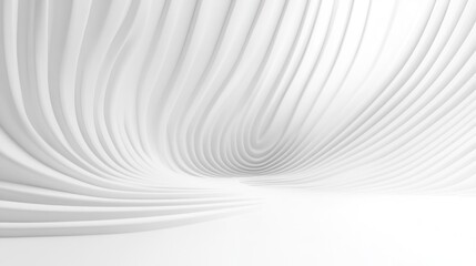 Abstract White Curve Background