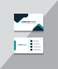 corporate business card design template.