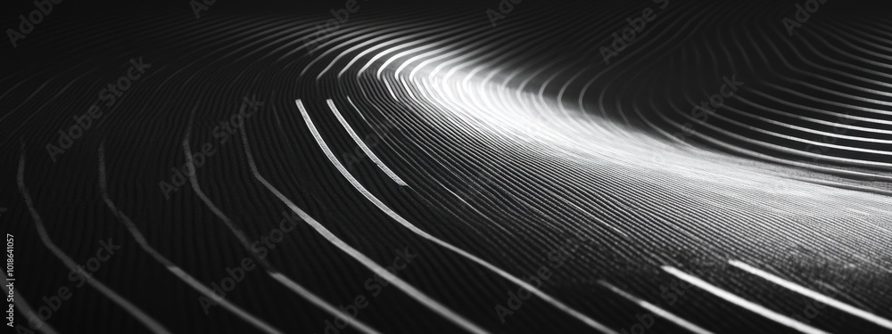 Aufkleber minimalist running track abstract, a close-up view showcasing sleek lines and a vibrant surface, emp