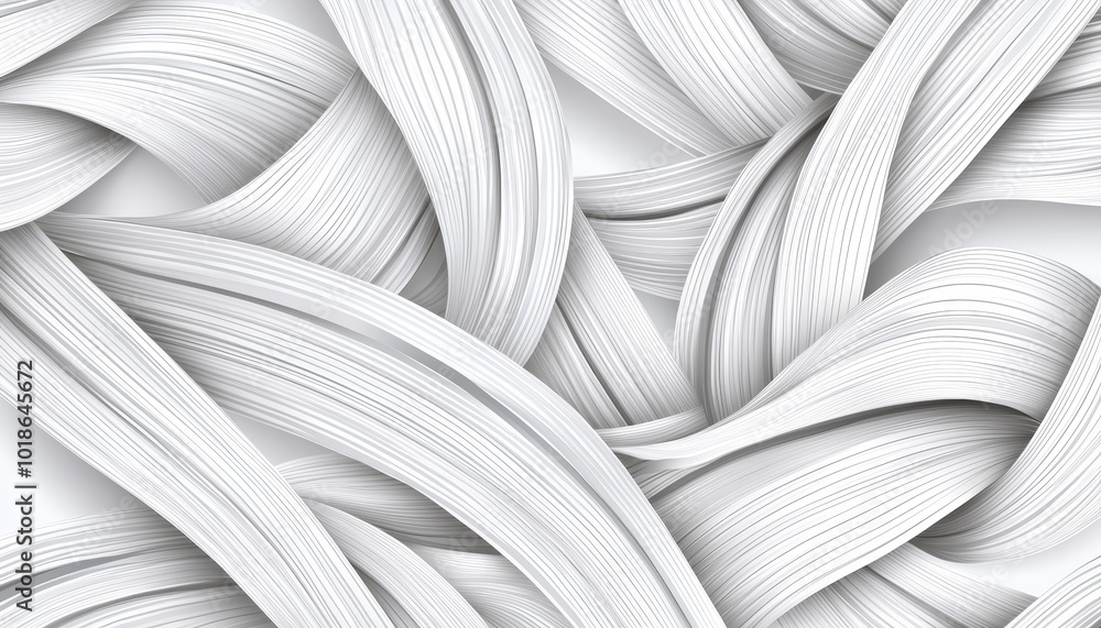 Poster hand-drawn lines in varying thicknesses, overlapping on a clean white background to create a dynamic