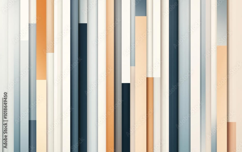Poster thin vertical lines in muted tones, repeating evenly on a soft background for a clean, modern design