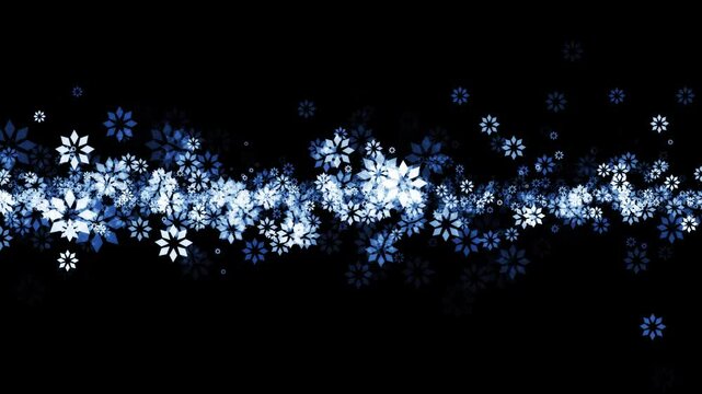 snow particle loop back ground