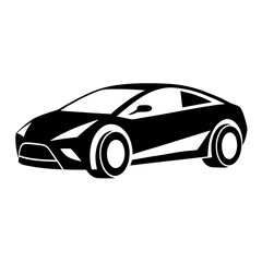 Fototapeta premium car isolated on white background
