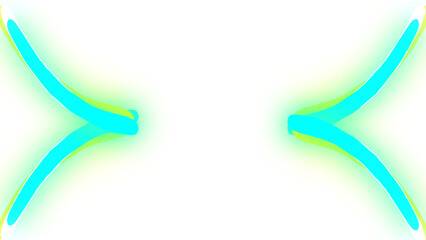 blue and white arrows