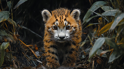Obraz premium tiger in the zoo