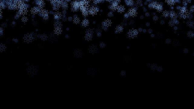 snow particle loop back ground