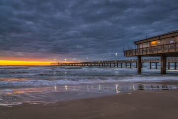 Sunrise at Bob Hall Pier