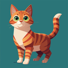 Fototapeta premium cartoon cat animal vector art