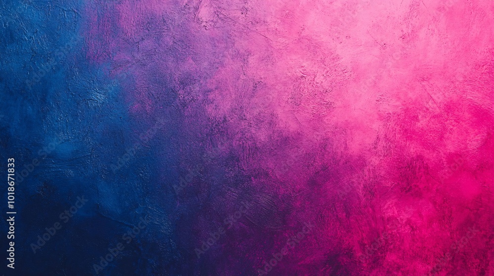 Poster a vibrant abstract background blending shades of pink and blue, creating a visually stunning effect 