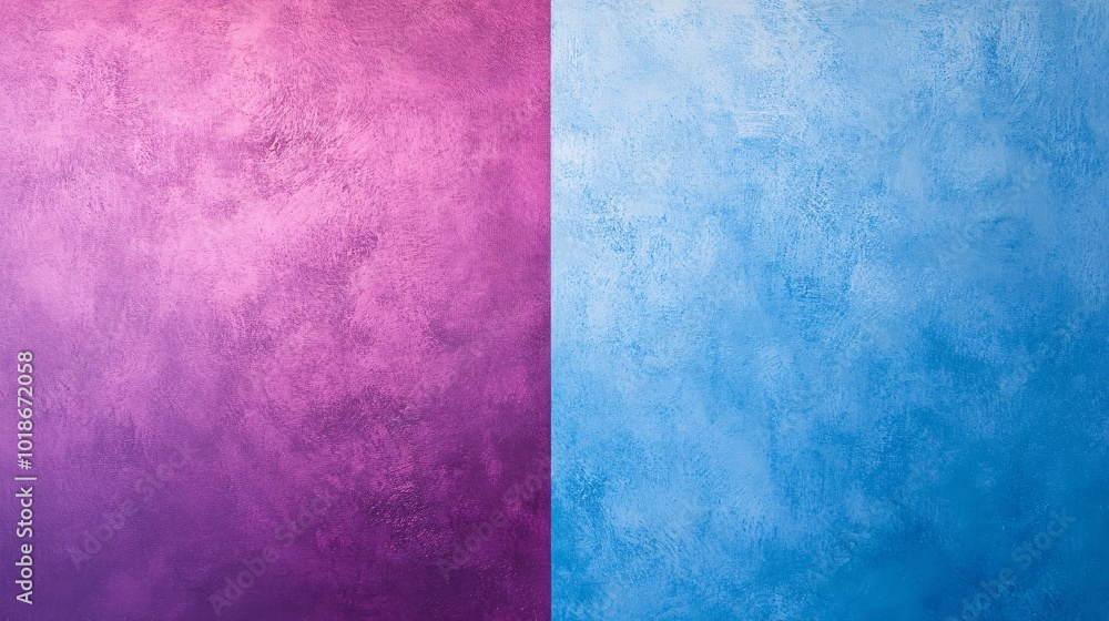 Poster abstract textured background with a vibrant gradient transition from pink to blue.