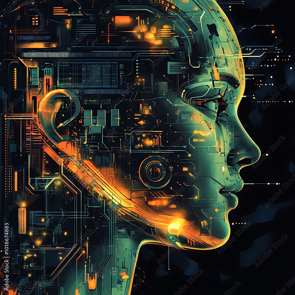 Poster artificial intelligence network utilizing advanced digital circuitry components