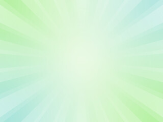 SALE　キャンペーン　集中線の背景	緑
