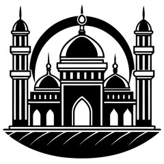 taj mahal vector